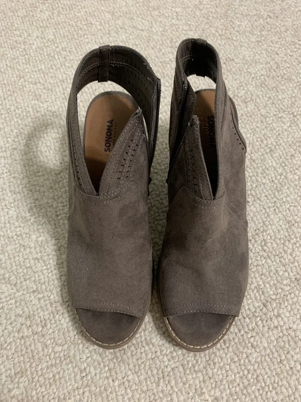 Sonoma Suede Heeled Booties - Image 3