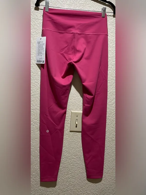 Lululemon NWT Wunder Train High Rise Tights 28” Leggings Raspberry Coulis Size 8 - Image 7