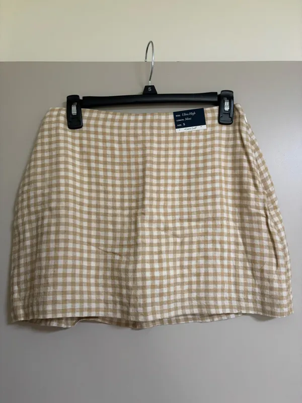 Abercrombie Gingham Mini Skirt - Image 2
