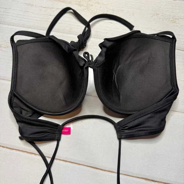 Victoria’s Secret - Women’s Black Bikini Set - Size Large & 36D - Image 6