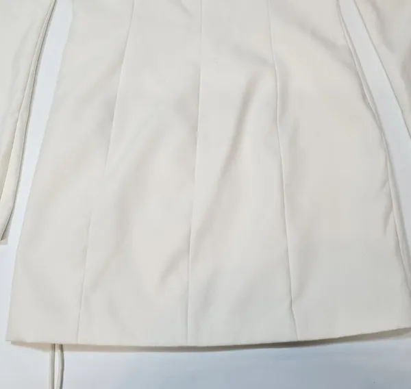 Camila Coelho Astrid Mini Dress in Ivory Medium - Image 9