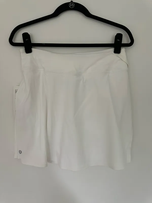 Lululemon Super-High-Rise Side-Slit Tennis Skirt White 8 - Image 4