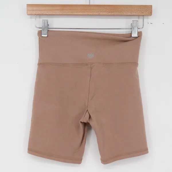 Forever 21 Biker Shorts Womens XS High Rise Tan Athletic Stretch Excellent - Image 5