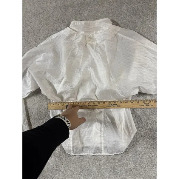 Athleta White Windbreaker 3-In-1 Vest Jacket Mesh‎ Combo Women's Size xS - Image 7