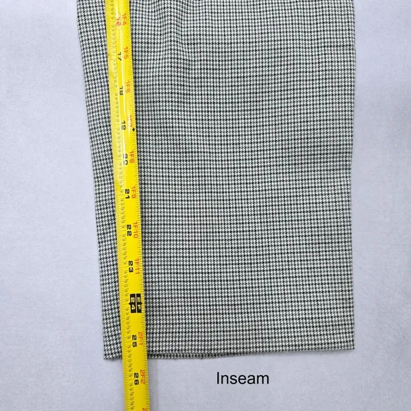 Frmz Gray Houndstooth Stripe Chic Office Work Formal KPop Preppy‎ Pants Large - Image 10