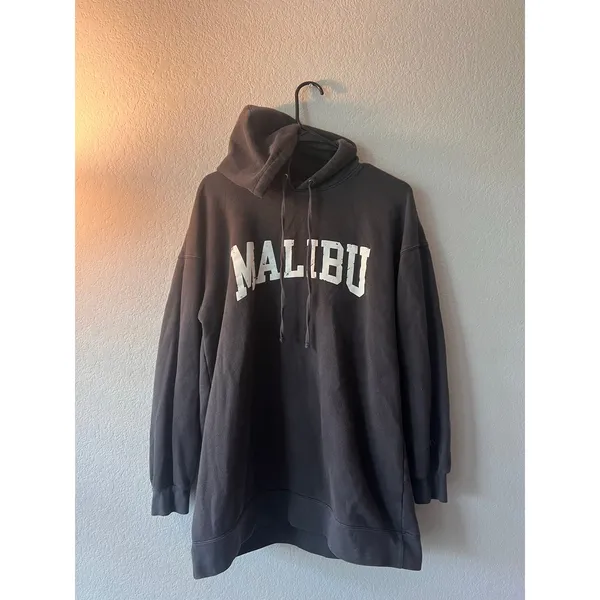 Wild Fable Malibu Hooded Tunic Sweatshirt Longline Pullover Hoodie Target - Image 2