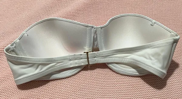 Victorias Secret White Sequin Bikini Top - Image 3