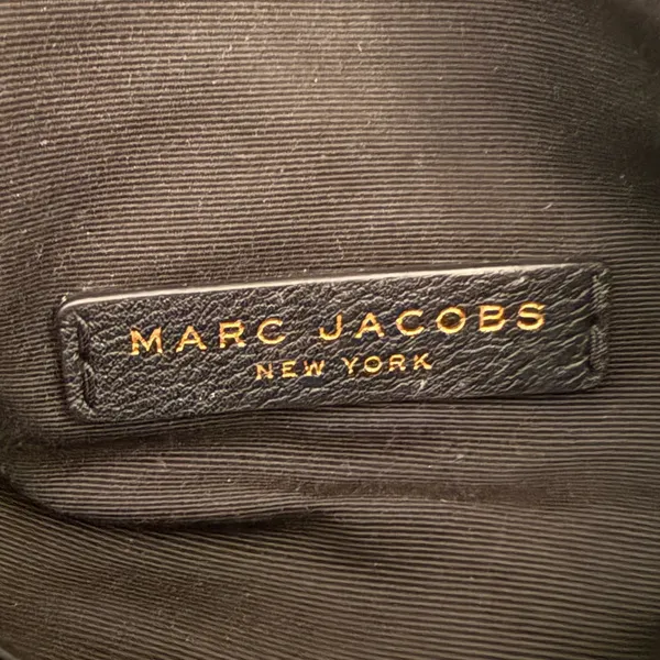 Marc Jacobs Empire City Crossbody Saddle Bag Black Pebbled Leather - Image 13
