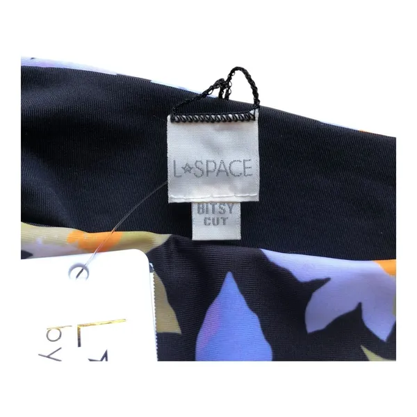 L*Space Monica Wise Harrington Floral Bitsy Bikini Bottom Women’s Small NWT - Image 7