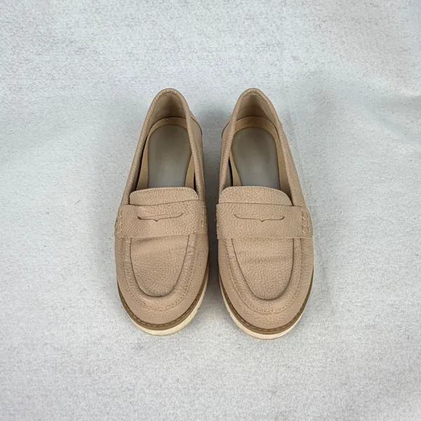 Eloise‎ Penny Loafers Womens 6M Platform Lug Sole Beige Neutral Beige - Image 3