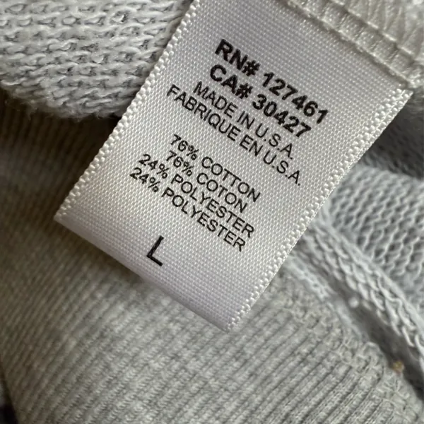Wildfox Austin Texas Graphic Heather Grey High Rise Sweatpants Joggers Large - Image 7