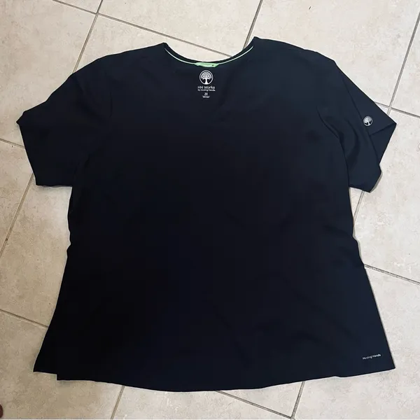 HH Works by Healing Hands Black Scrub Tops - Image 5