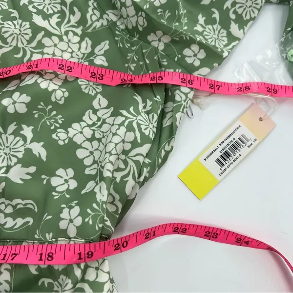 NWT‎ Summersalt The Cinched Waist Caftan Dress vintage floral sz L - Image 5