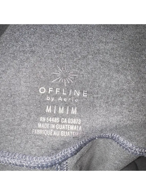 OFFLINE by Aerie Grey High Waisted Leggings Size Medium - Image 4