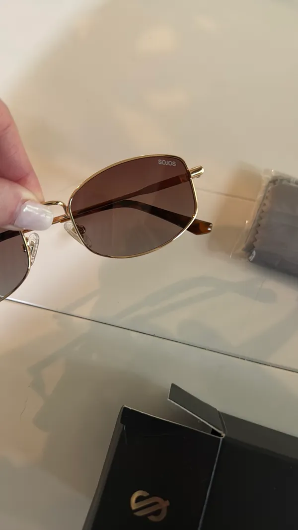 Sojos Sunglasses Gold - Image 3