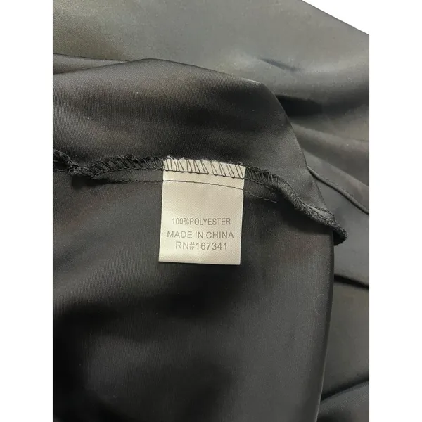 New Hello Molly Dress Womens Medium Black Maxi Evening Formal Elegant Prom Sexy - Image 9