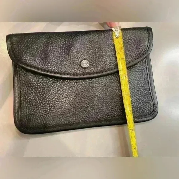 Michael Kors Black Leather‎ Clutch Wristlet Wallet - Image 4