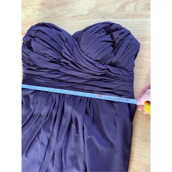 Bill Levkoff Purple strapless dress size 14 - Image 8