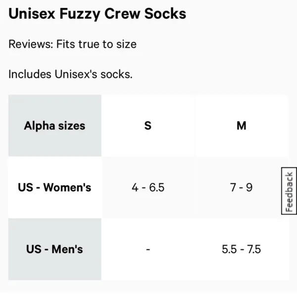 NEW Lululemon Unisex Fuzzy Crew Socks Soft Pink REDC Red Clay Size Medium NWT - Image 8