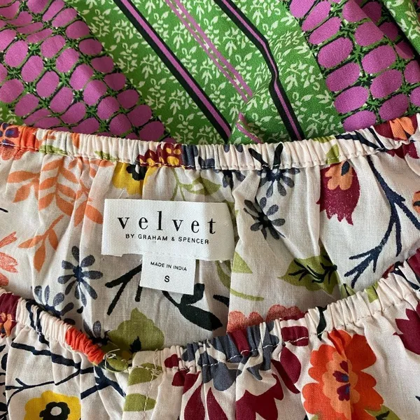 Velvet Anthropologie Keelin meadow floral dressl - Image 8