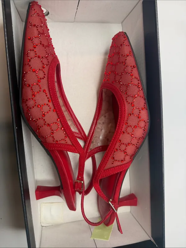 I.N.C. International Concepts Women's Gemini Mid Heel Slingback Pumps Size 7M - Image 6