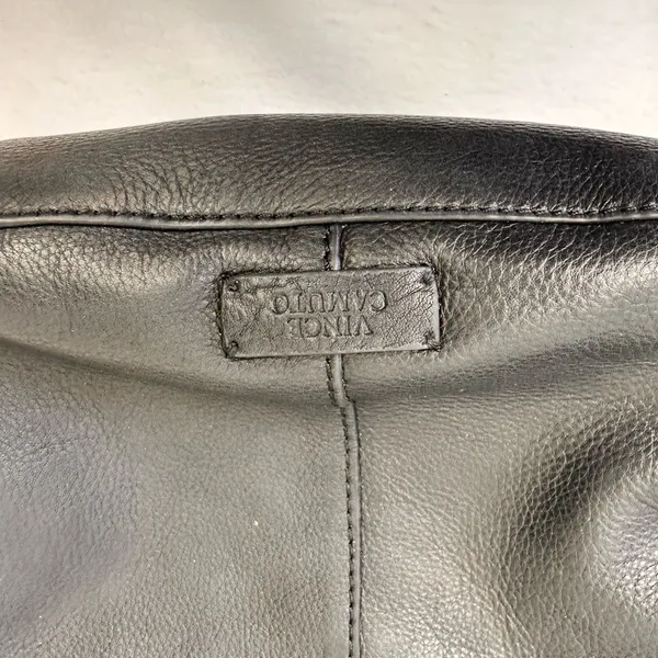 Vince Camuto Crossbody Women's Leather Black Bag Shoulder Purse Classic Pebbled - Image 9