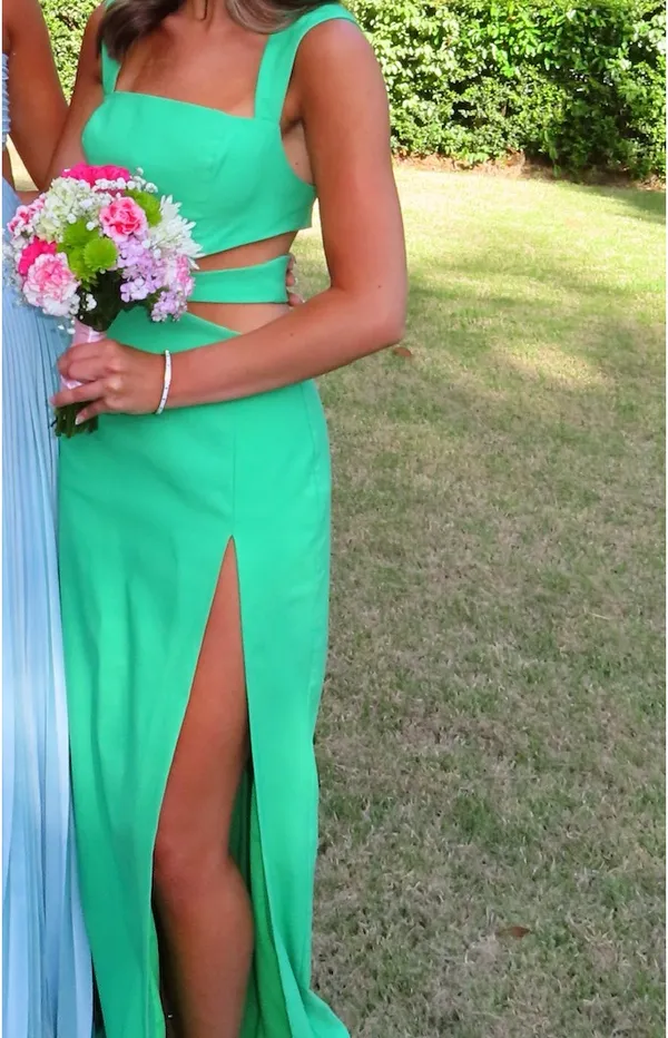 x REVOLVE Sadie Gown in Green Michael Costello - Image 3