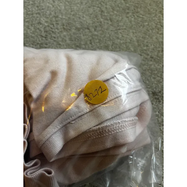 L.L. Bean Polo Shirt XL Light Pink Relaxed Fit Cotton Short Sleeve Pique - Image 4