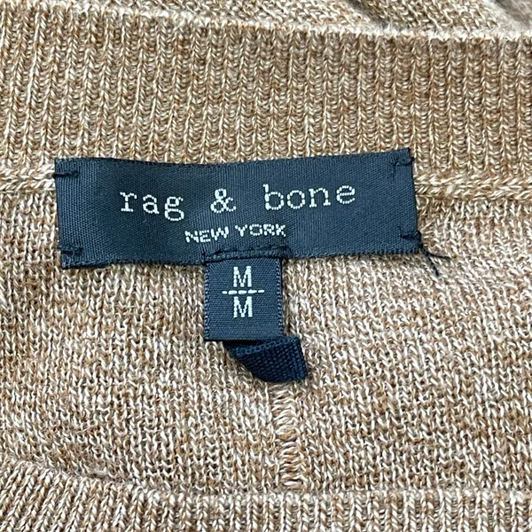 Rag And Bone Alnai Sweater Dress Size M Cotton Cashmere Tie Waist Quiet Luxury - Image 7