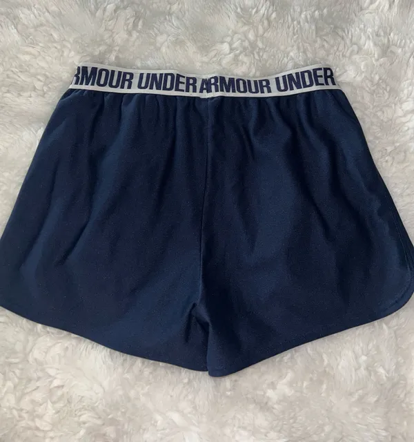 Navy Blue Under Armour Shorts with Pockets - Image 5