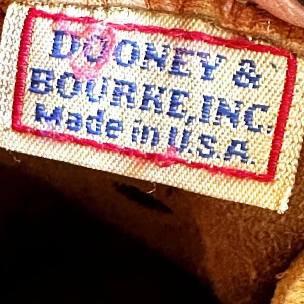 Vintage Dooney & Bourke Crossbody Satchel Bag Adjustable Zip Closure Brown - Image 11