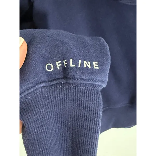 Offline by Aerie‎ Navy Hoodie size XXS - Image 4
