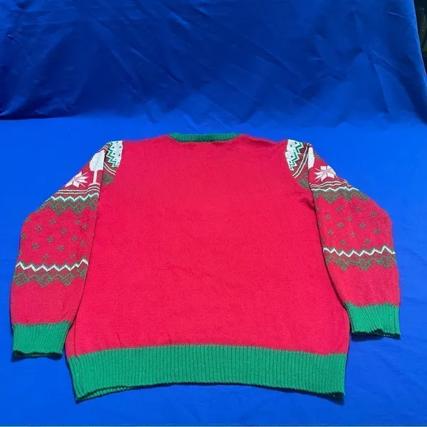 Christmas Sweater sequins L - Image 6
