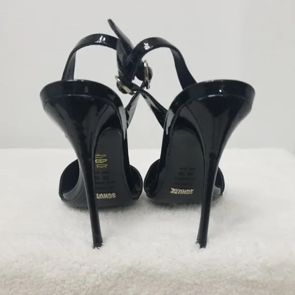 Schutz patent leather sling back heels - Image 4