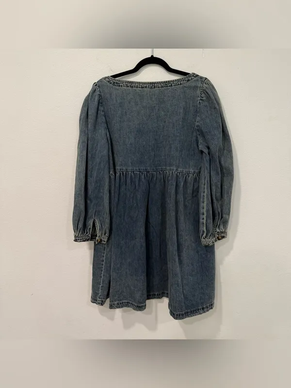 Baltic Born Gretchen Blue Denim Short Dress XL - Image 5