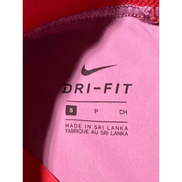 Nike Pro Dri-FIT‎ Women Small Pink Red Compression Athletic Shorts - Image 4