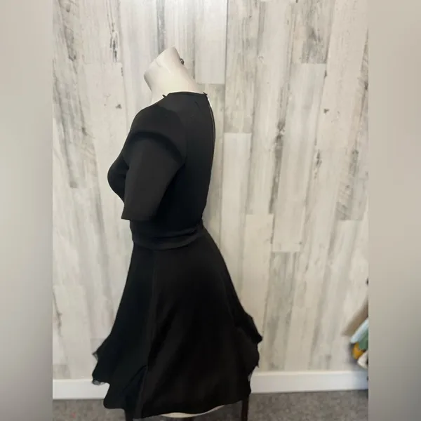 Black flare dress Black - Image 2