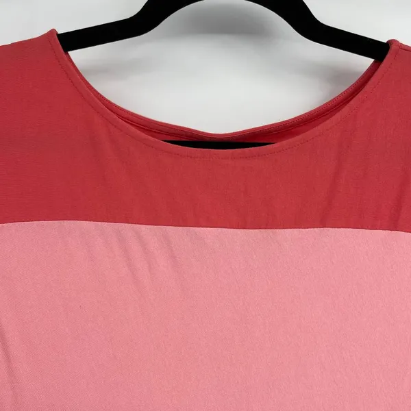 New York & Company Stretch Womens Pink Flowy Dress Cap Sleeves NEW Medium - Image 3
