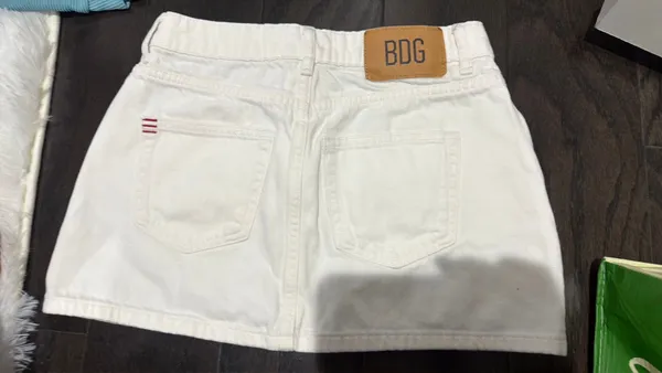 BDG Urban Outfitters White Denim Skirt - Image 2