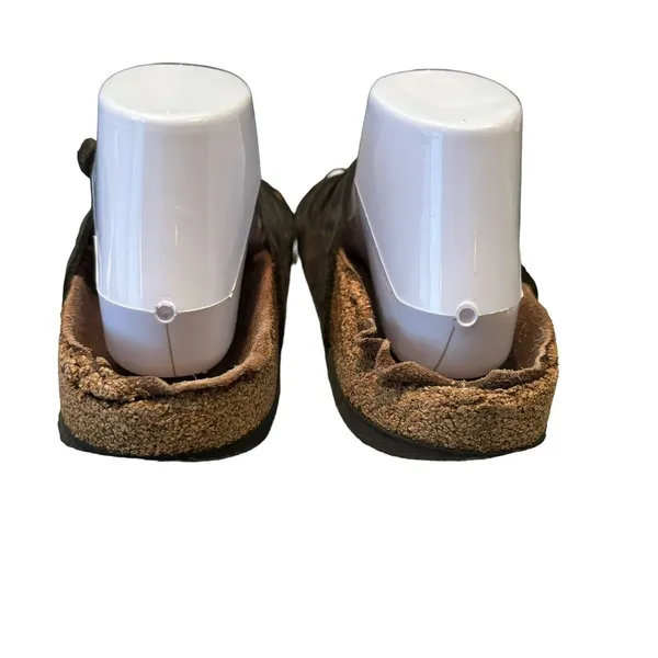 Birkenstock‎ Womens Granada Soft Habana Black Leather Sandals Size 40 US 9 - Image 3