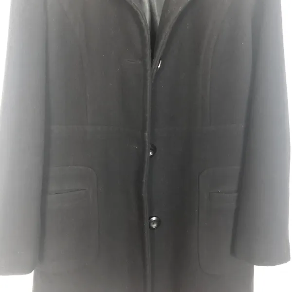 Braetan Womens Long Old Money Wool Pea Coat Large Formal Professional Outdoors - Image 4