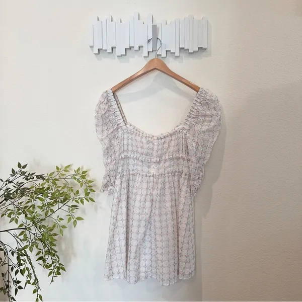 For Love and Lemons Libby Mini Eyelet Dress Size L NWT - Image 8
