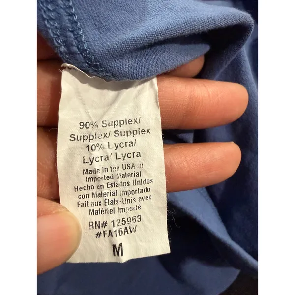 Beyond Yoga Womens Blue Strappy‎ Racerback Tank Top with Shelf Bra Size M FA16AW - Image 5