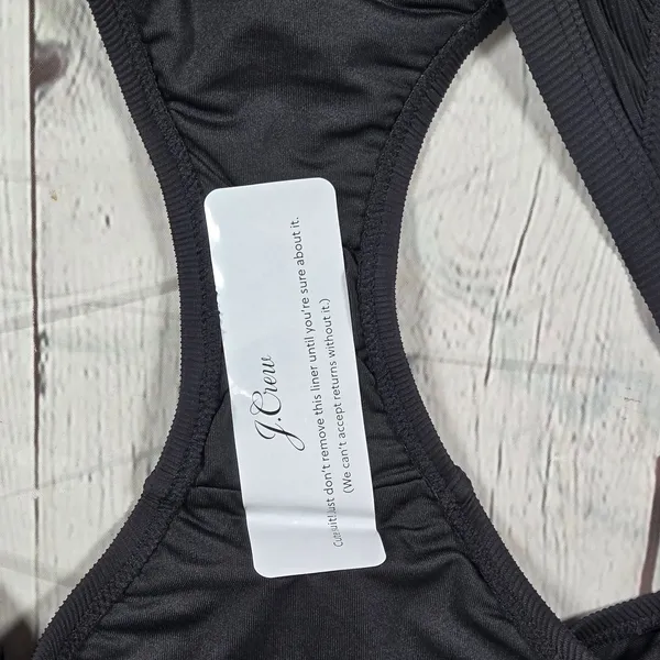 J. Crew Ribbed-trim hipster full-coverage‎ bikini bottom Black 3X NWT - Image 6