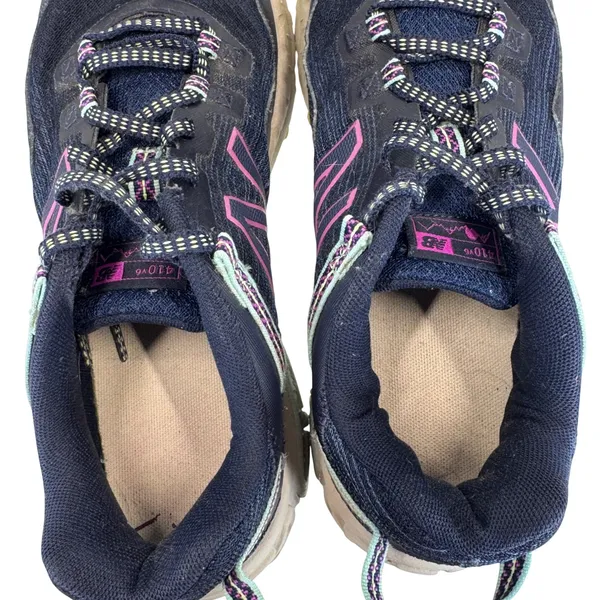 New Balance 410v6 Trail Running Shoes Women 8 Navy‎ Hiking WT410SN6 All Terrain - Image 14