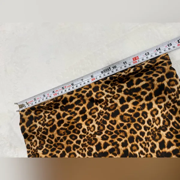 2bella Leopard Print Satin Midi Dress Size M | Animal Print Slip Skirt - Image 8