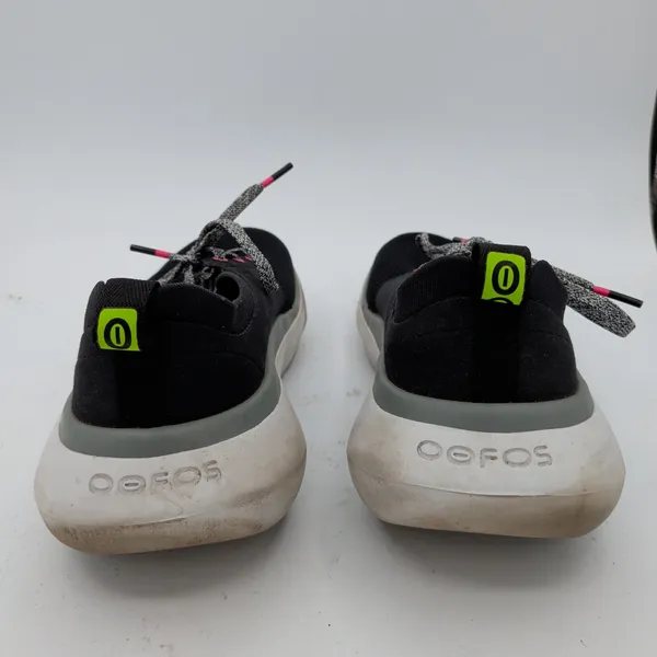 OOFOS OOmy Stride Low Shoe Black White Recovery Sneaker Womens 7.5‎ EU 38.5 - Image 5