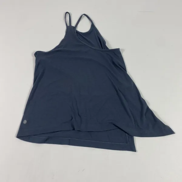 Athleta Tank Top Womens XS Blue Strappy High Neck Camisole Yoga Athletic Workout - Image 6