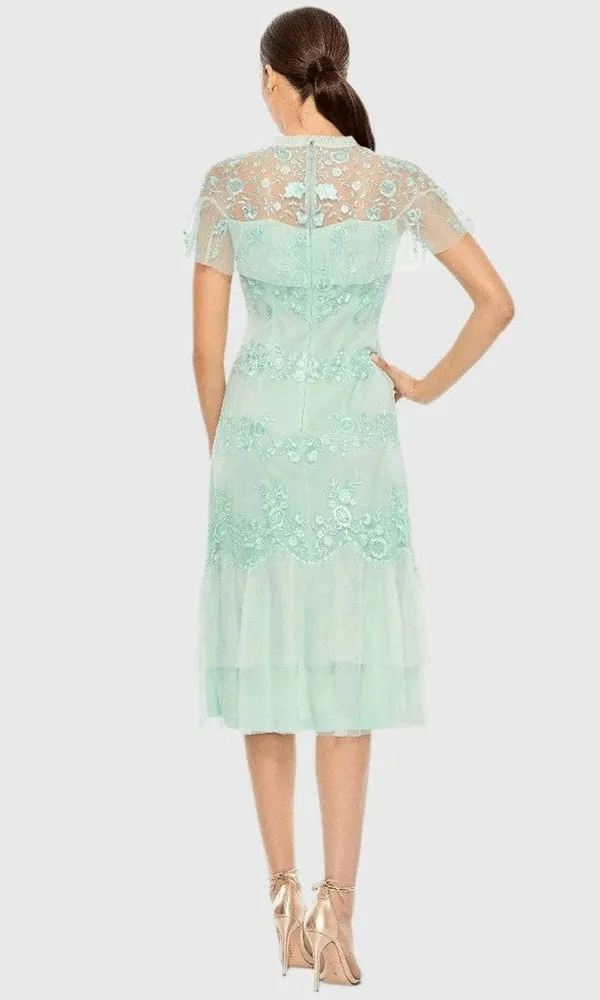 Mac Duggal  Embroidered Ruffled Cap Sleeve size 8. $298 - Image 2