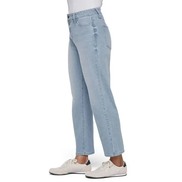 Express Ankle Jeans Light Wash Blue Straight Cropped Women Sz 14 NEW - Image 12